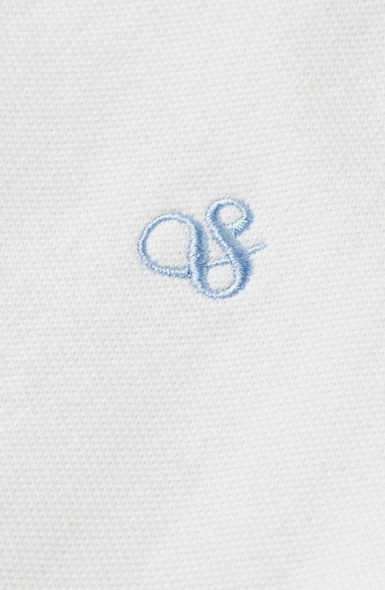 Scotch 
Soda Kids
 Core Garment Dyed Cotton Piqué Polo, Alternate, color, Bright White