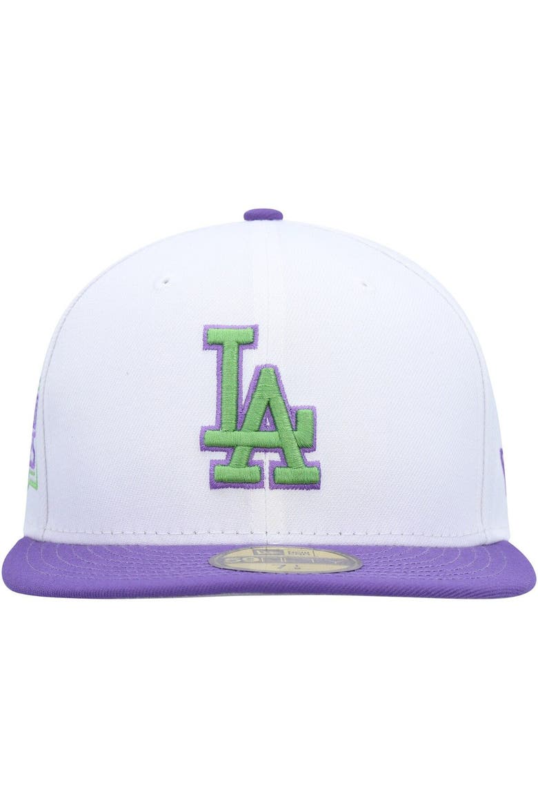 Men's New Era White Los Angeles Dodgers 2020 World Series Side Patch 59FIFTY Fitted Hat, Alternate, color, White