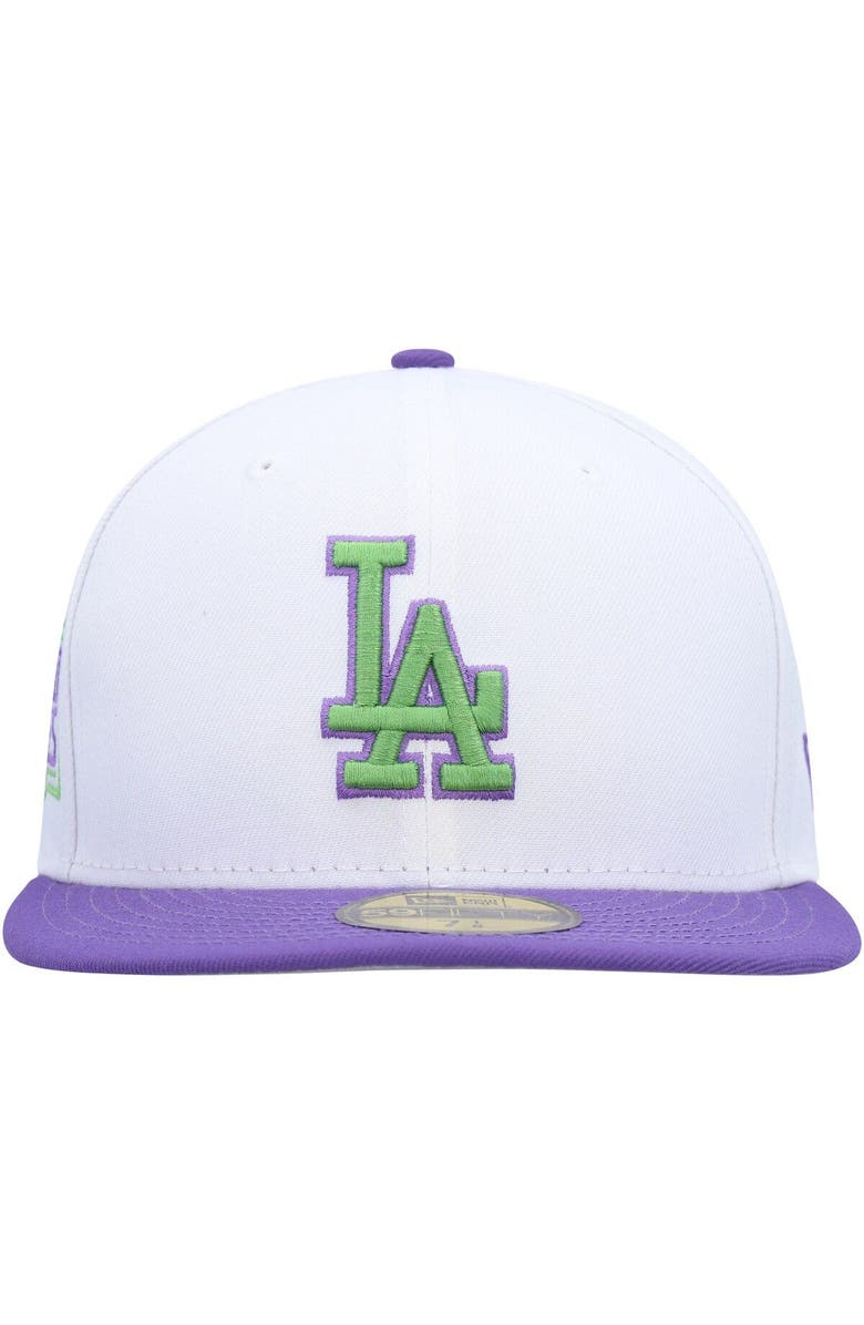 New Era Men's New Era White Los Angeles Dodgers 2020 World Series Side Patch 59FIFTY Fitted Hat, Alternate, color, White