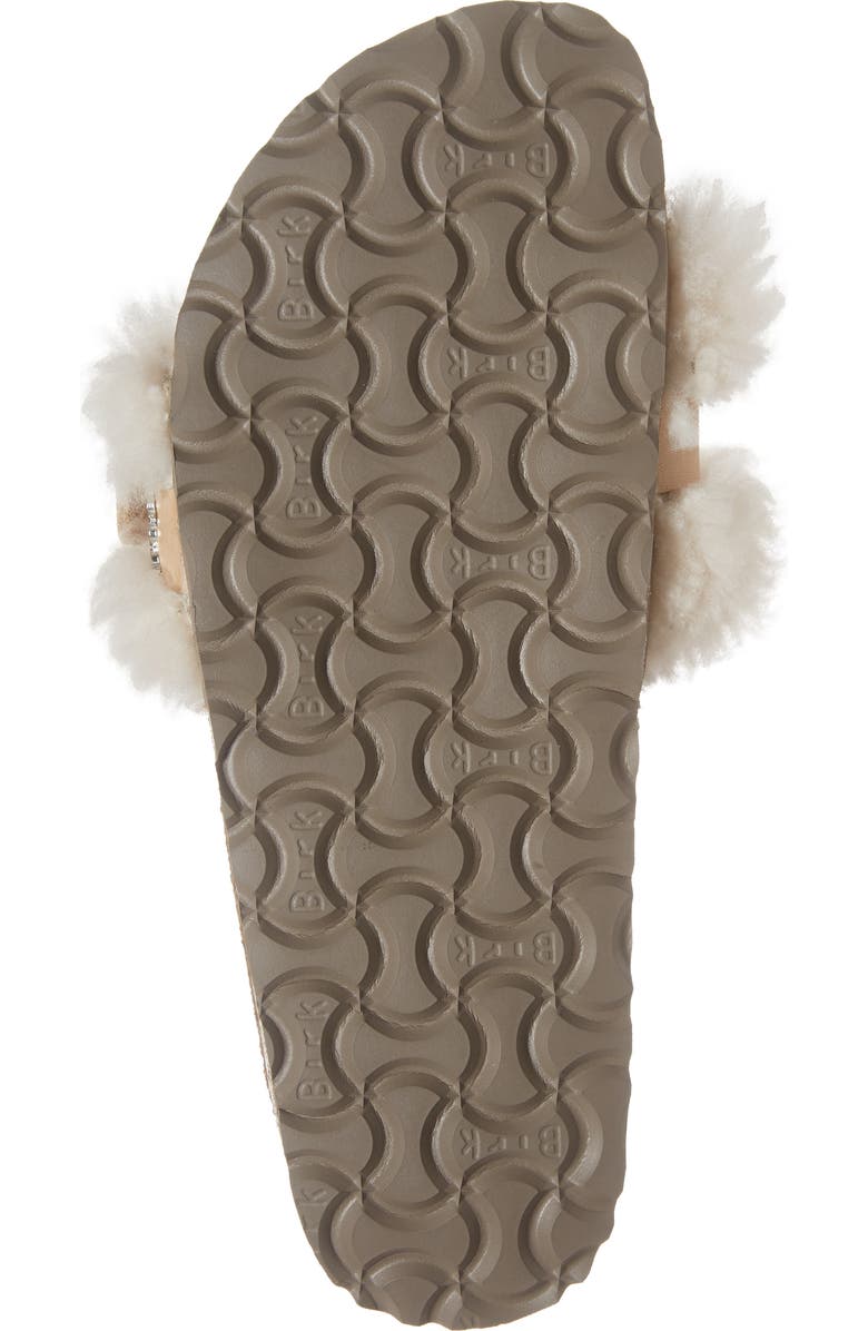 Birkenstock Carmen Genuine Shearling Slide Sandal, Alternate, color,