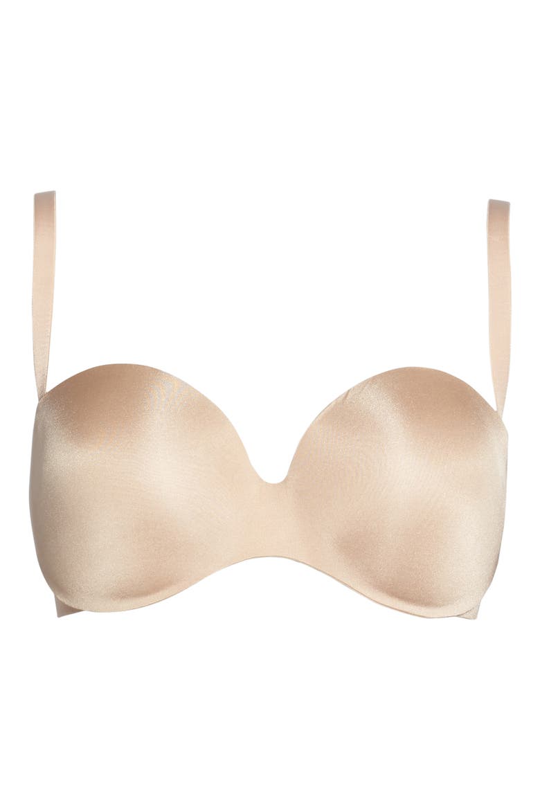Body Luxe Convertible Strapless Underwire Contour Bra, Alternate, color, WARM NUDE