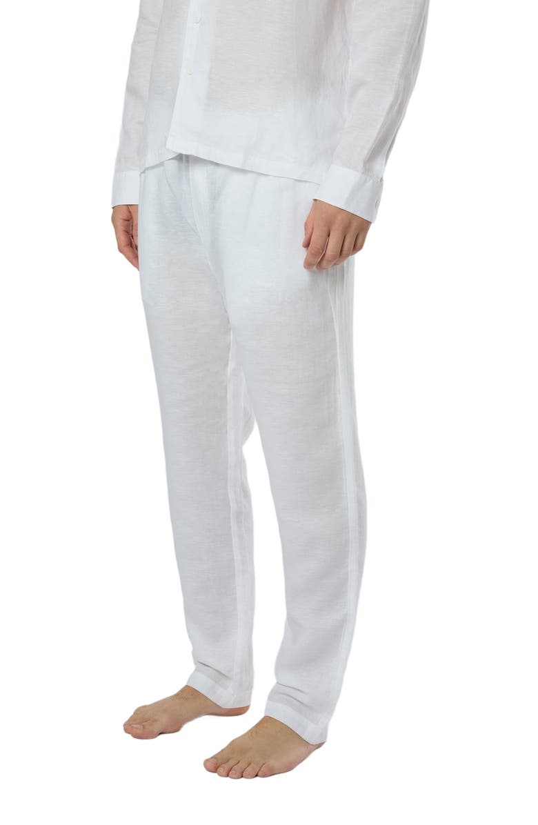 Onia Linen Home Pant, Alternate, color, White