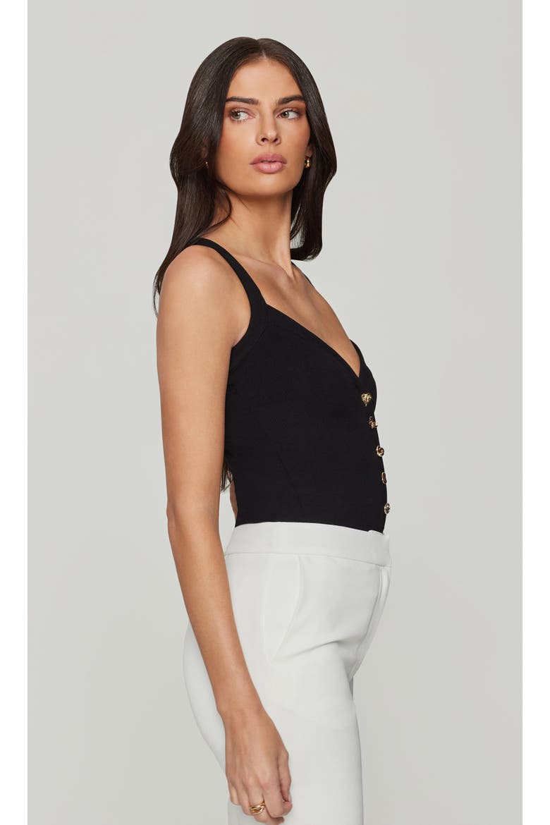 Retta Rib Bodysuit, Alternate, color, Black