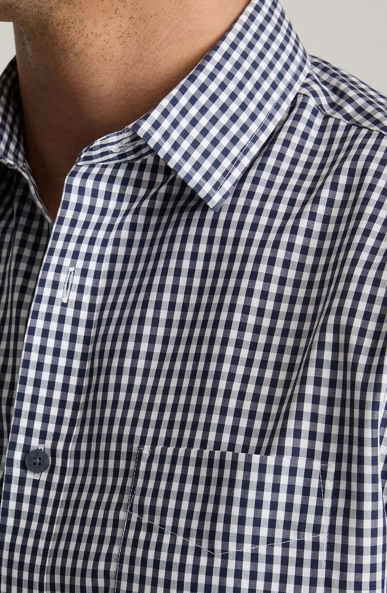 UNTUCKit Lawrence Gingham Wrinkle Free Cotton Button-Up Shirt, Alternate, color, 