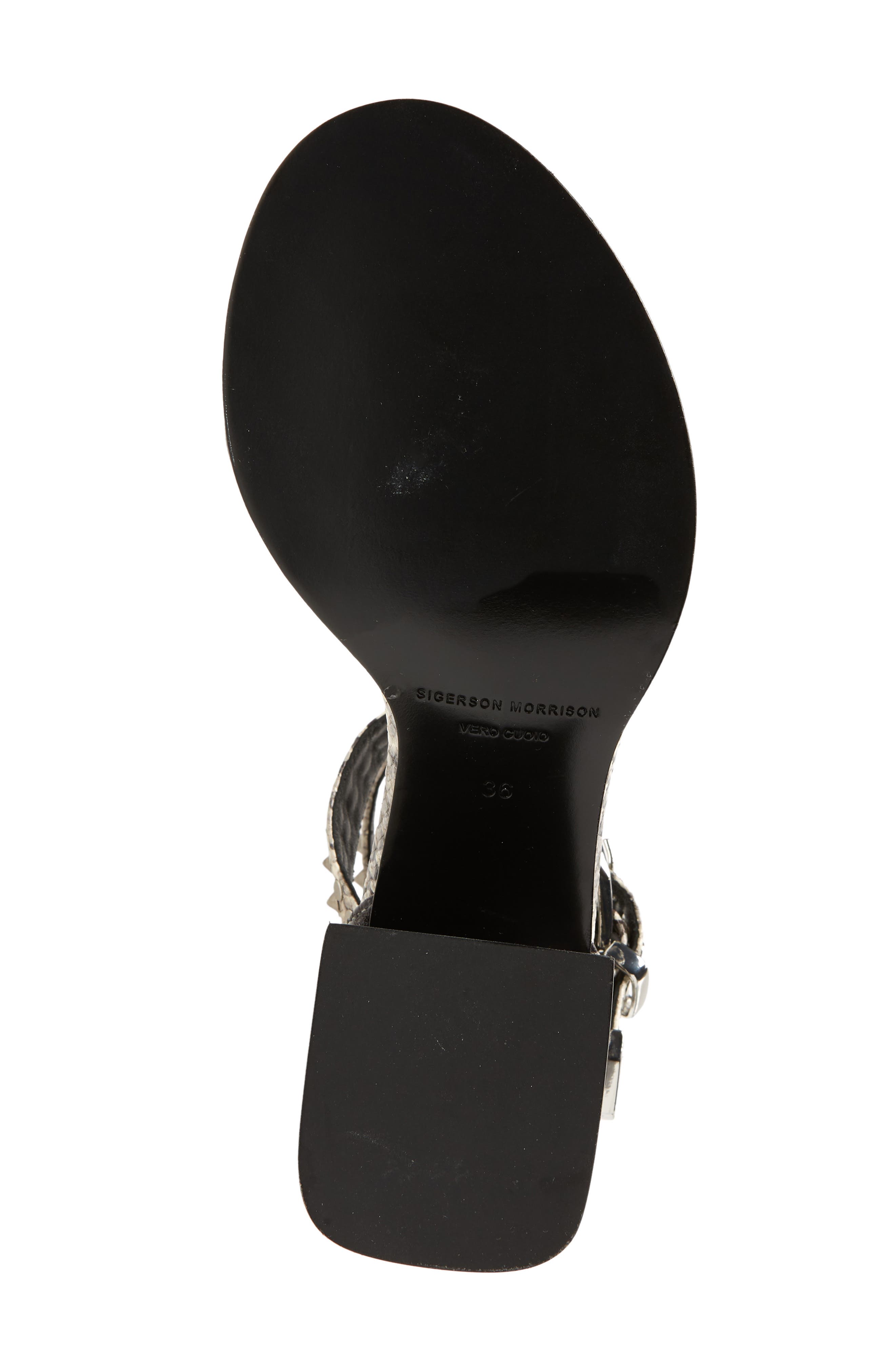 Sigerson Morrison Apple Studded Sandal, Alternate, color, 