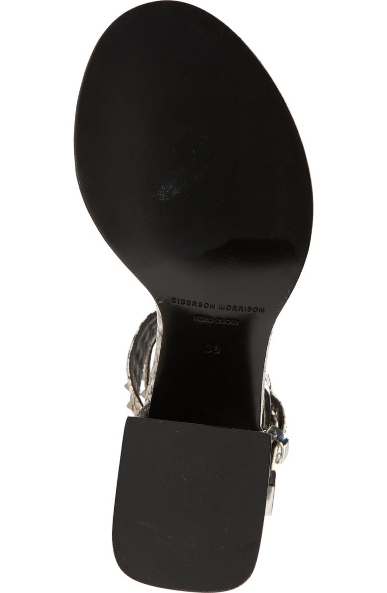 Sigerson Morrison Apple Studded Sandal, Alternate, color,