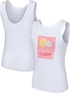LUSSO Women's Lusso Style  White St. Louis Cardinals Lindy Tank Top