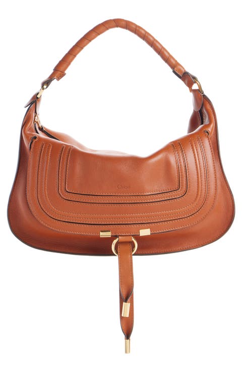 Small Marcie Leather Shoulder Bag