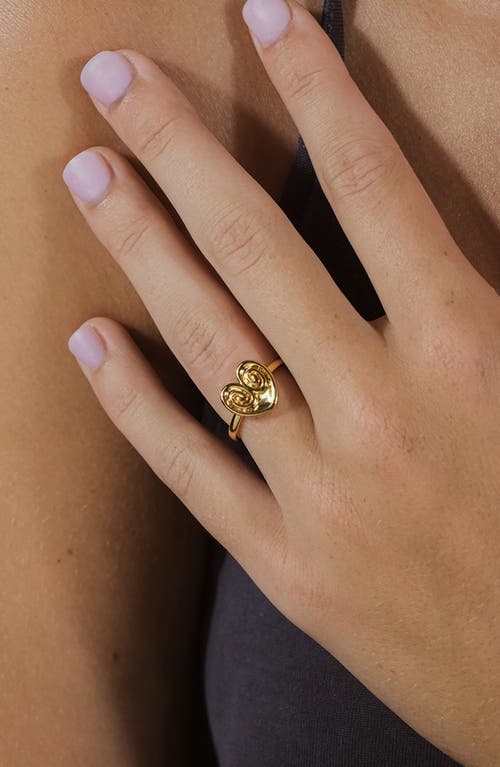 Sterling Forever Palmier Signet Ring