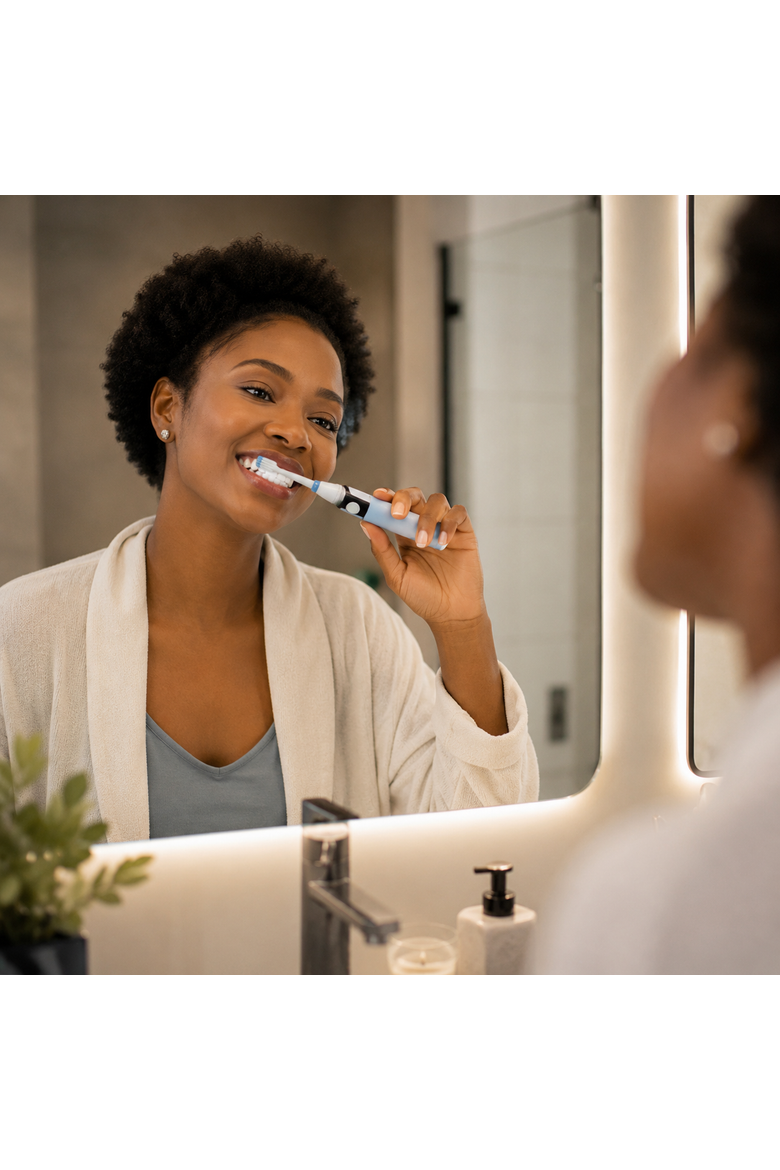 Portable UV Sanitizer & Sonic Toothbrush Set, Alternate, color, Multicolor