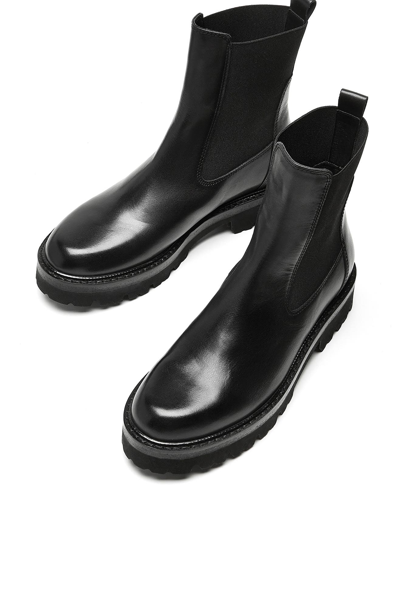 La Canadienne Arnie Chelsea Boot, Alternate, color, Black