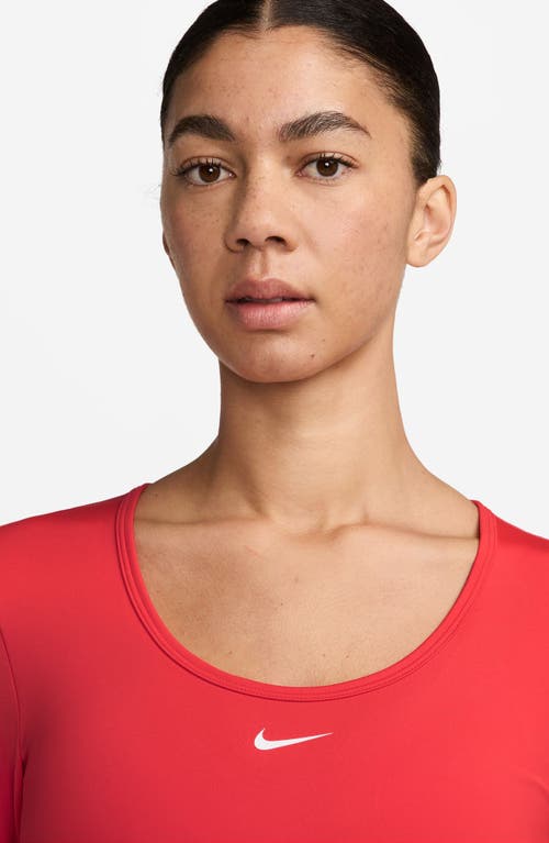 Nike Pro Dri-fit Long Sleeve Crop T-shirt In Multi