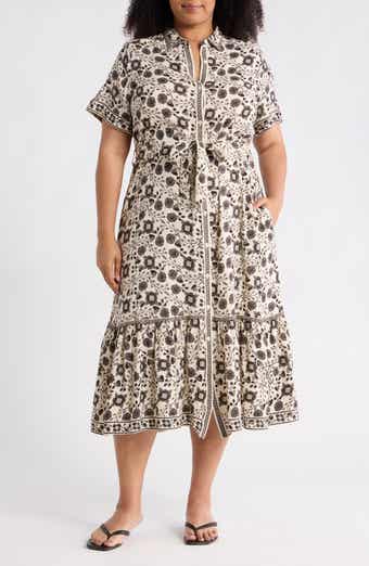 Short Sleeve Maxi Shirtdress