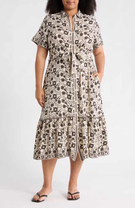 Short Sleeve Maxi Shirtdress