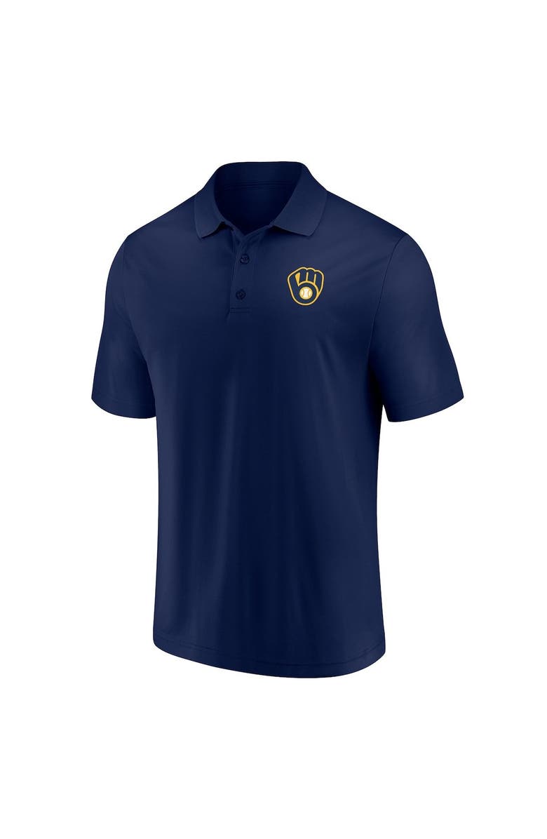 FANATICS Men's Fanatics Branded Navy Milwaukee Brewers Winning Streak Polo, Alternate, color, 