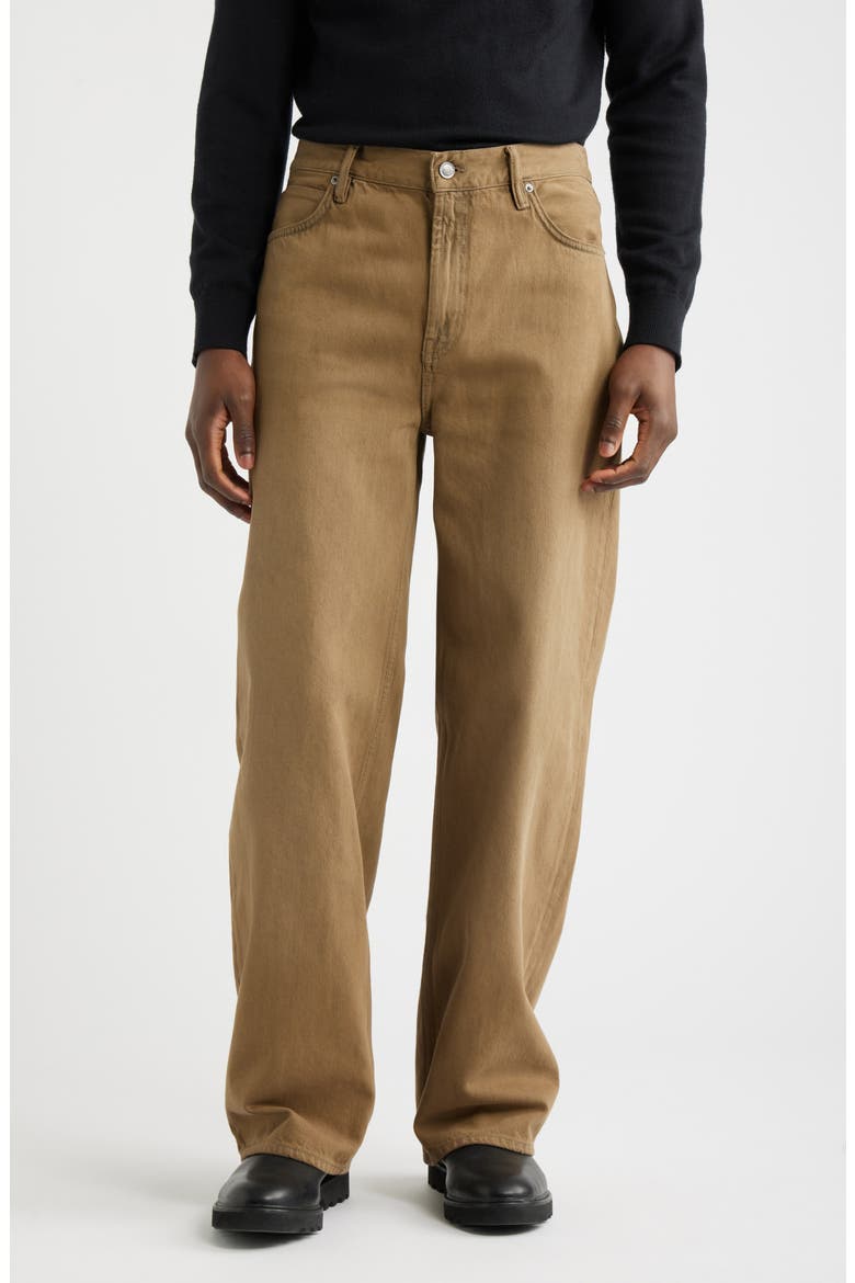 Lenny Straight Leg Jeans, Main, color, KHAKI BROWN