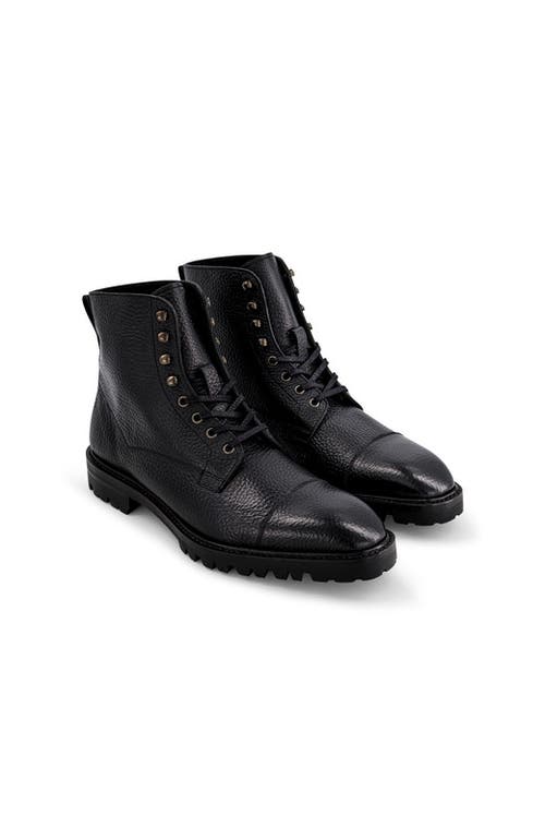 Anthony Veer Pembroke Cap-toe Boot In Black