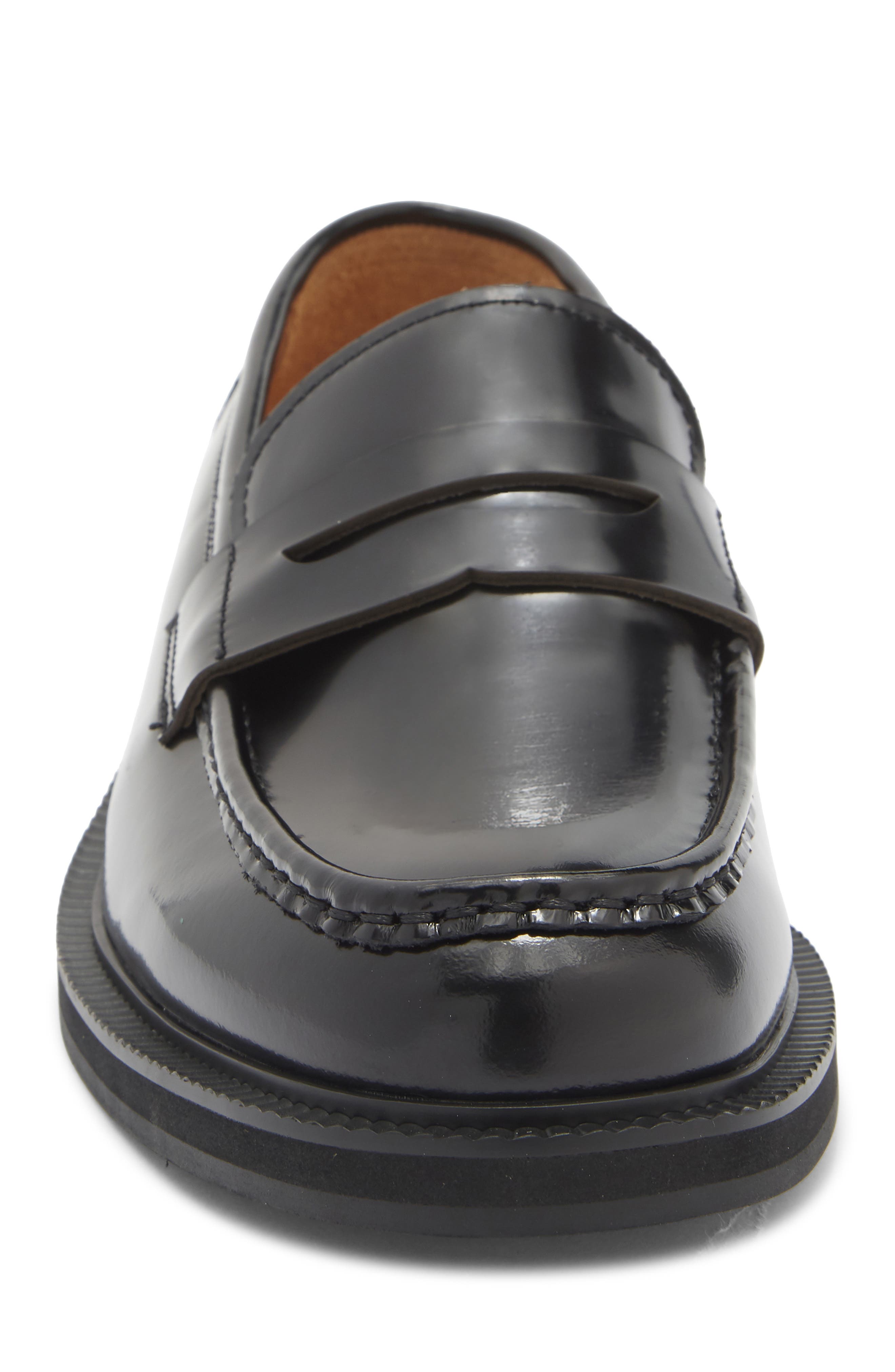Bond Penny Loafer, Alternate, color, BLACK BOX LEATHER