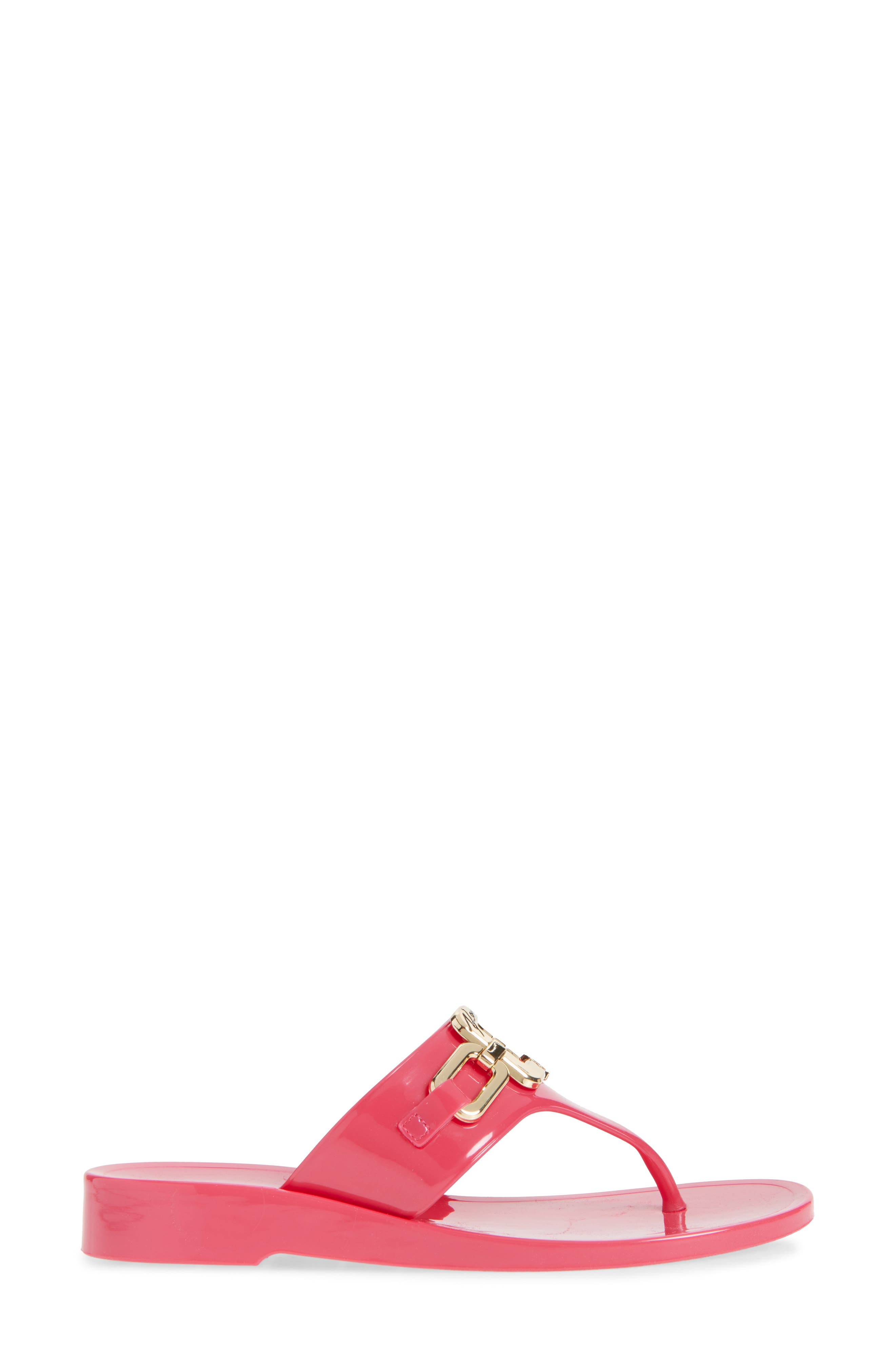 Vardice Flat Sandal, Alternate, color, HOT PINK
