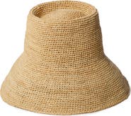 Janessa Leoné Felix Crochet Raffia Bucket Hat