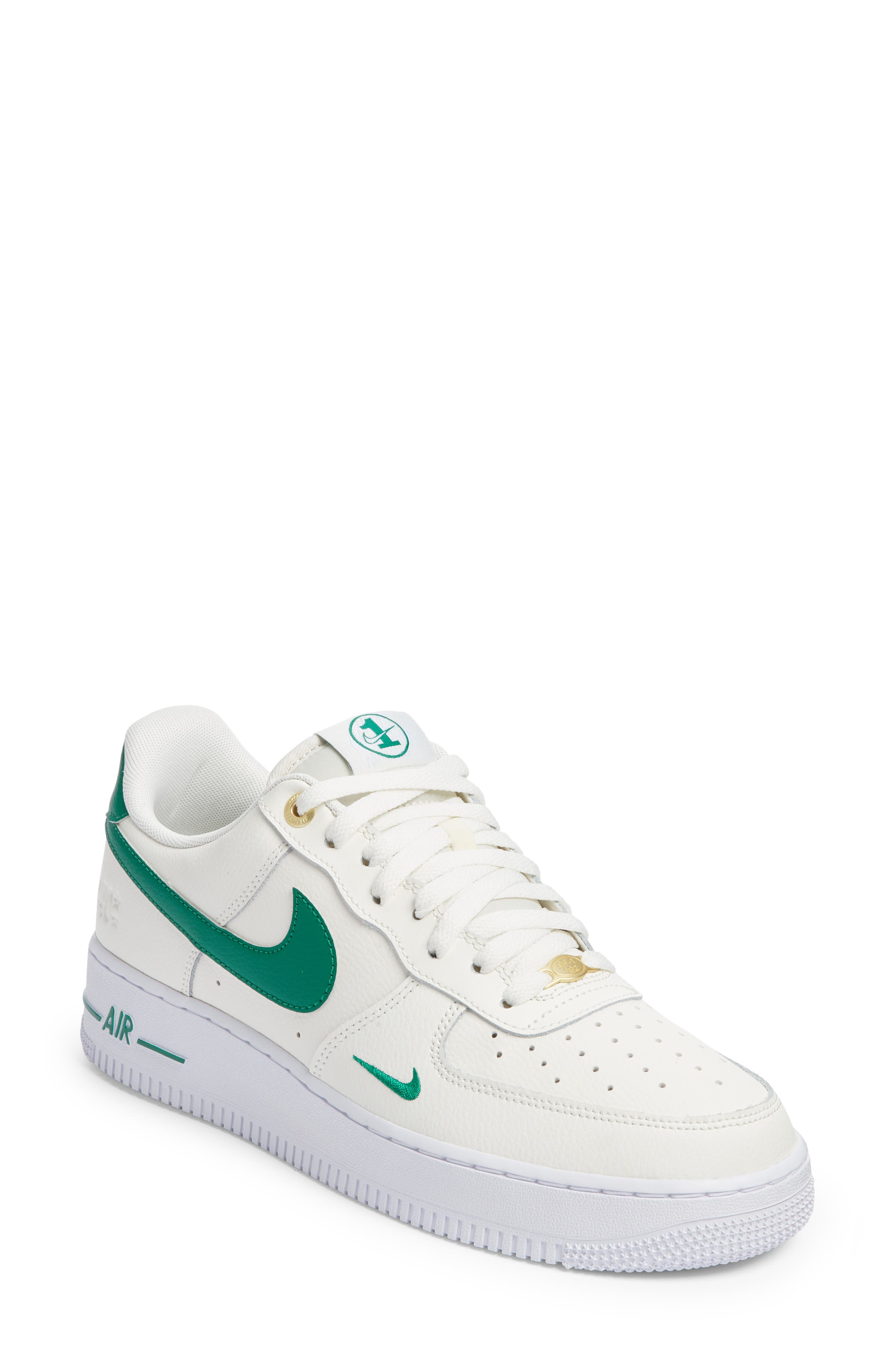 Nike Air Force 1 '07 LV8 Sneaker, Main, color, Sail/ Malachite/ White
