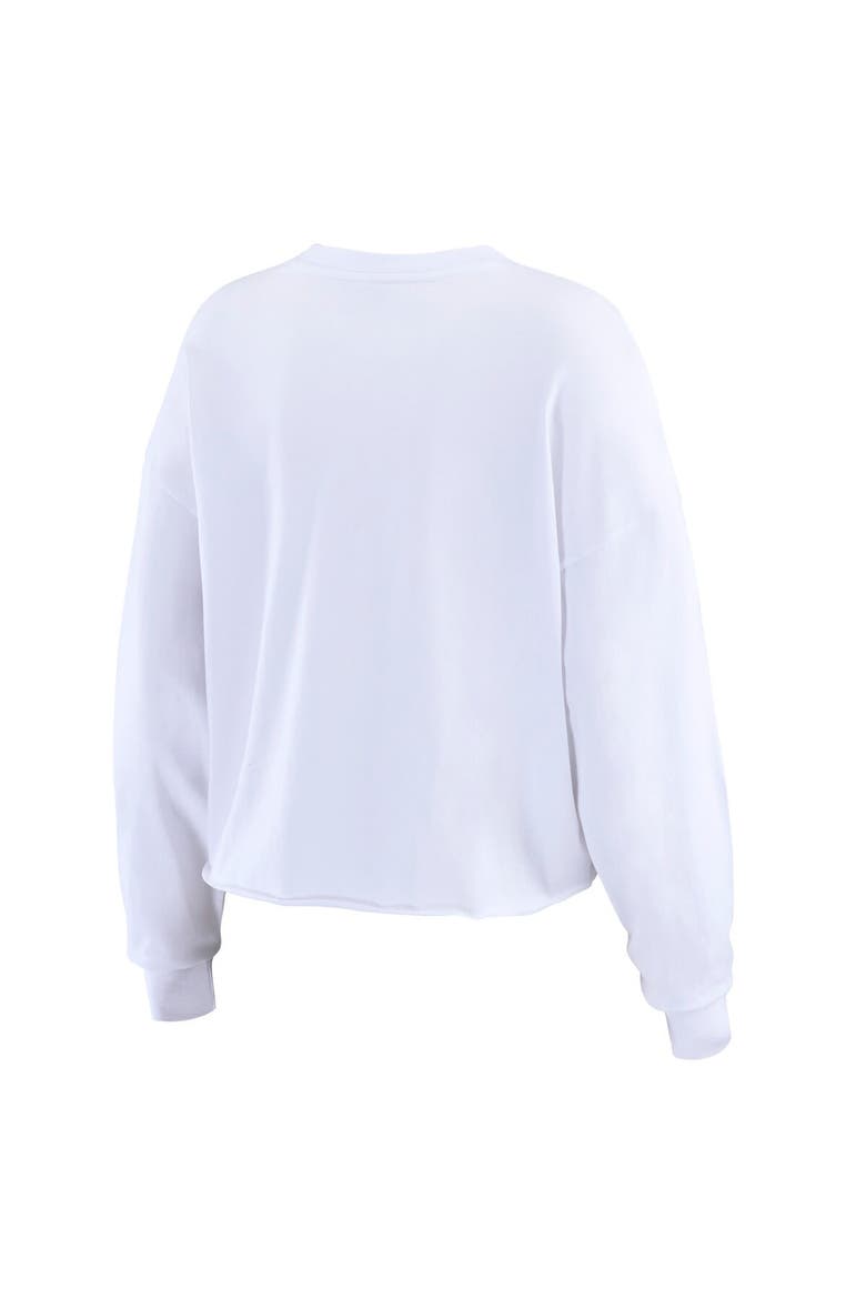 Women's WEAR by Erin Andrews White St. Louis Cardinals Domestic Postcard Long Sleeve T-Shirt, Alternate, color, White