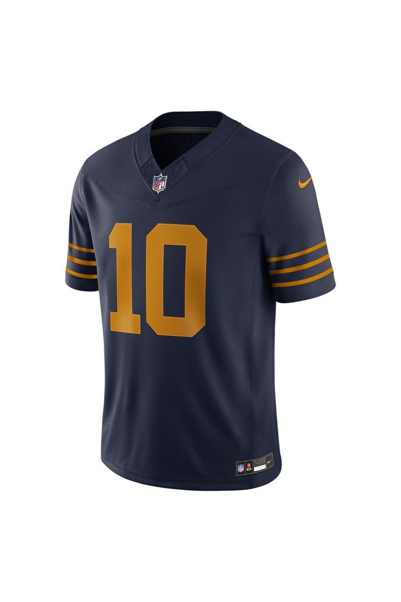 Men's Nike Jordan Love Navy Green Bay Packers Alternate Vapor F.U.S.E. Stitched Limited Jersey, Alternate, color, Navy