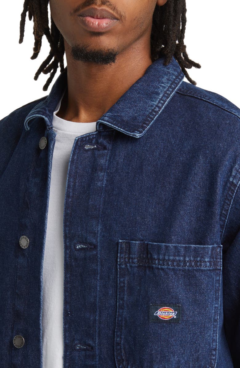Dickies Denim Chore Coat, Alternate, color, 