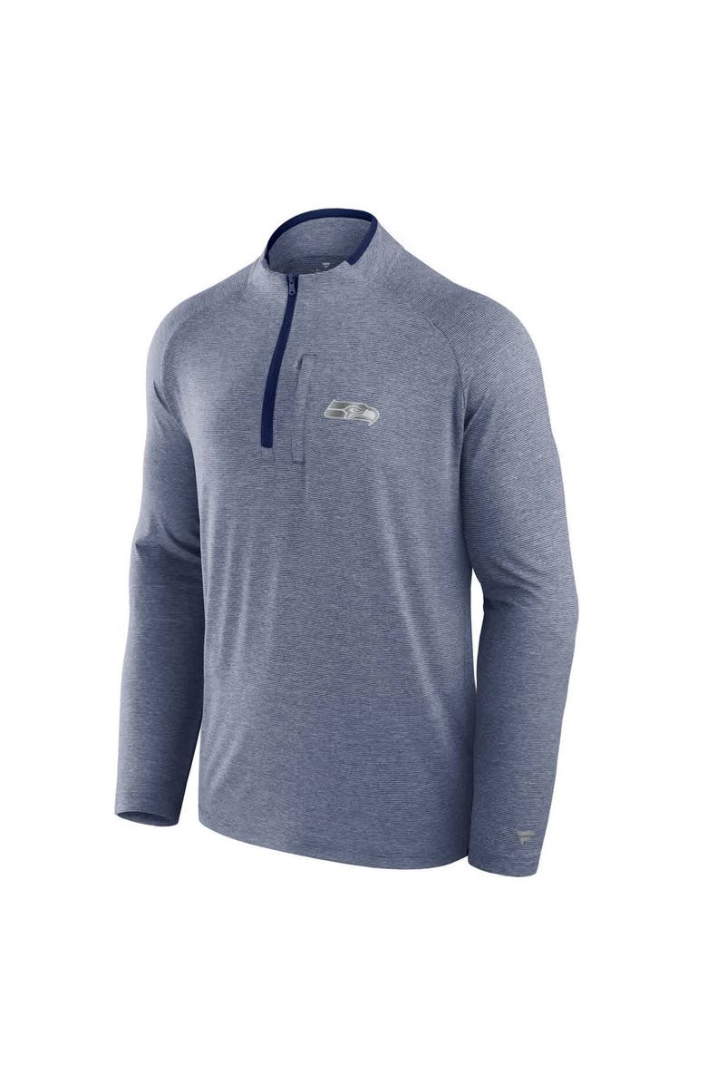 FANATICS Unisex Fanatics College Navy Seattle Seahawks Front Office Performance Primary Quarter-Zip Jacket, Alternate, color, College Navy