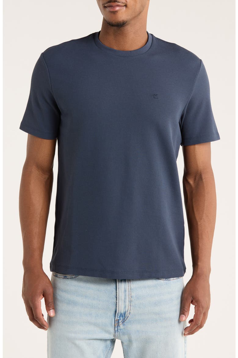 Micro Waffle T-Shirt, Main, color, INK