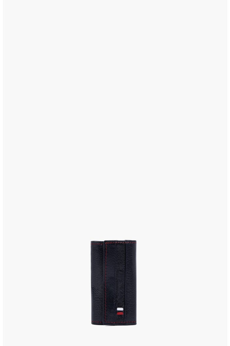 Di Cavallo Trifold Leather Key Holder Wallet 535, Main, color, Navy