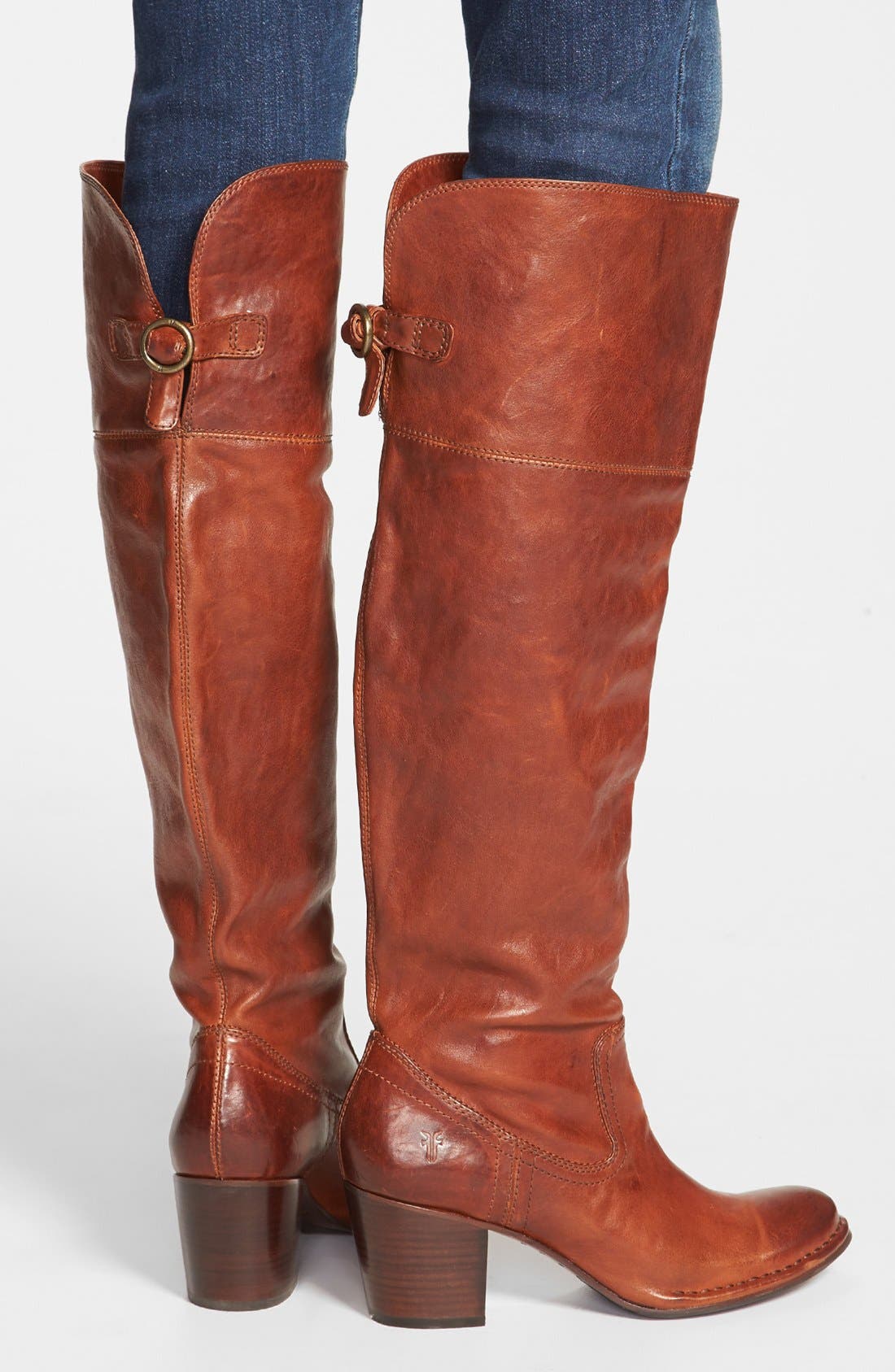 'Lucinda Slouch' Over the Knee Boot, Alternate, color, WHISKEY