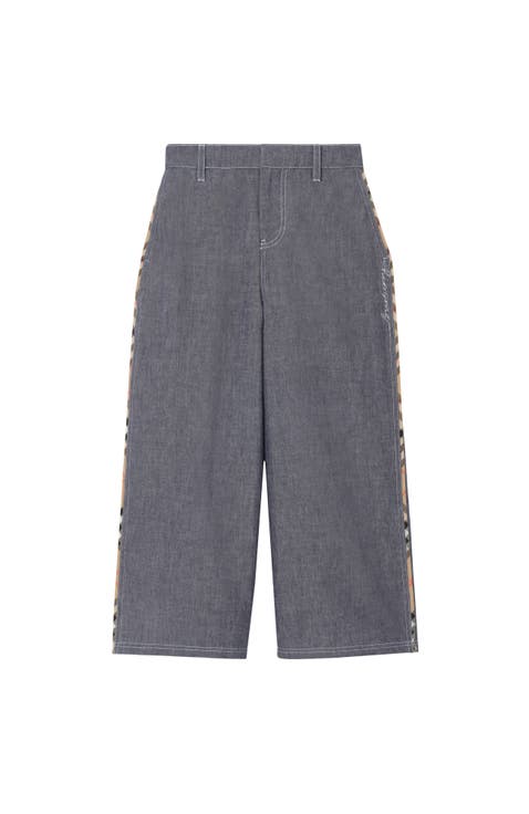 Cotton Chambray Trousers