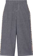 Burberry Cotton Chambray Trousers