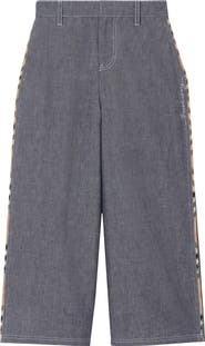 Burberry Cotton Chambray Trousers