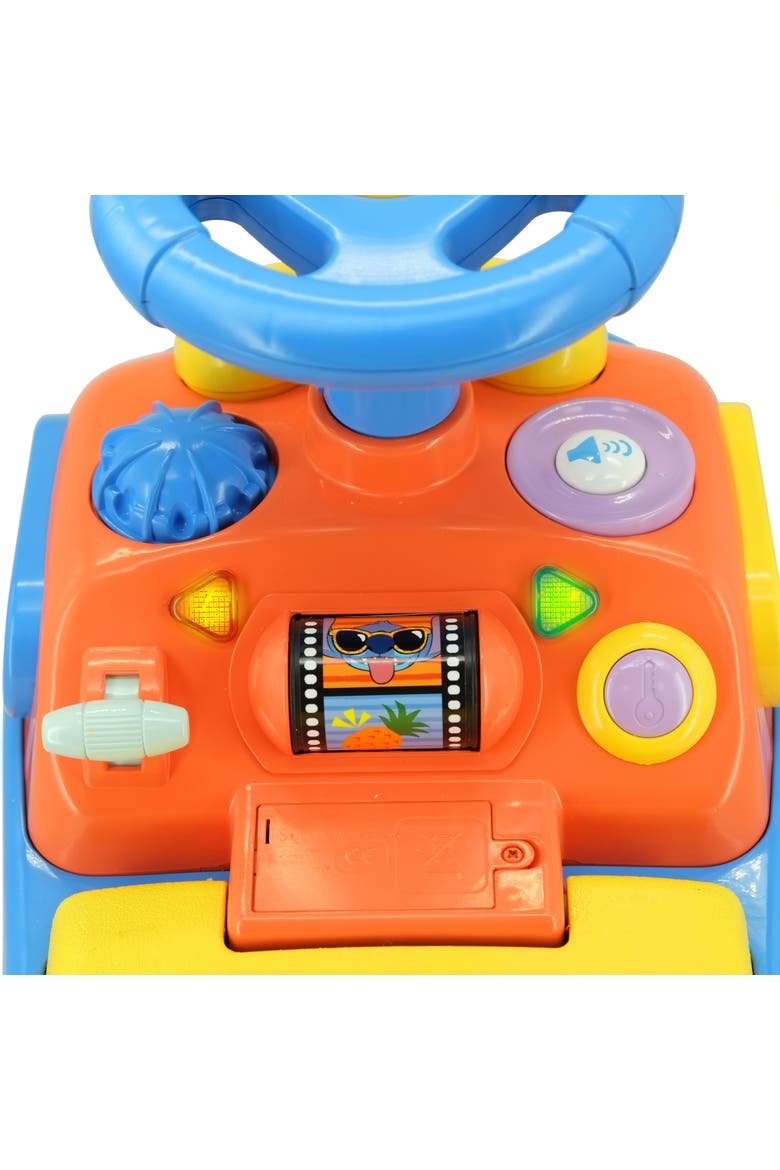 Lights N' Sounds Rideon Stitch, Disney Foottofloor Vehicle, Alternate, color, Multicolored