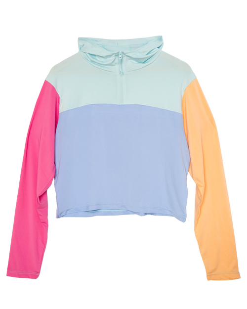 Nani Swimwear Quarter Zip Sunshade in Celeste  product