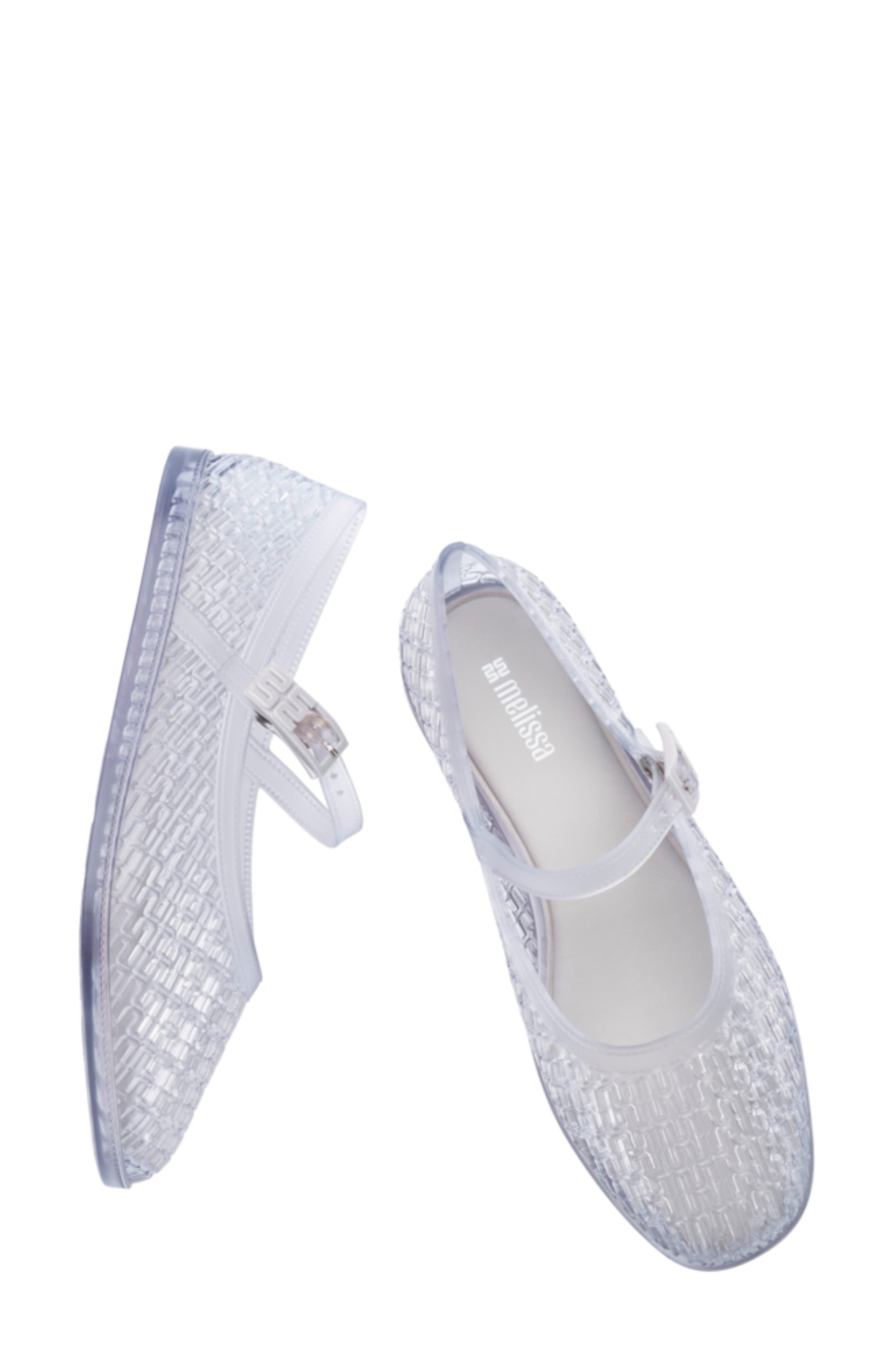 Harper Mary Jane Jelly Flat, Alternate, color, CLEAR
