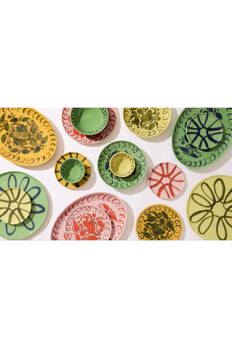 Amalfi Service Charger Plate, Alternate, color, Green 12.6"