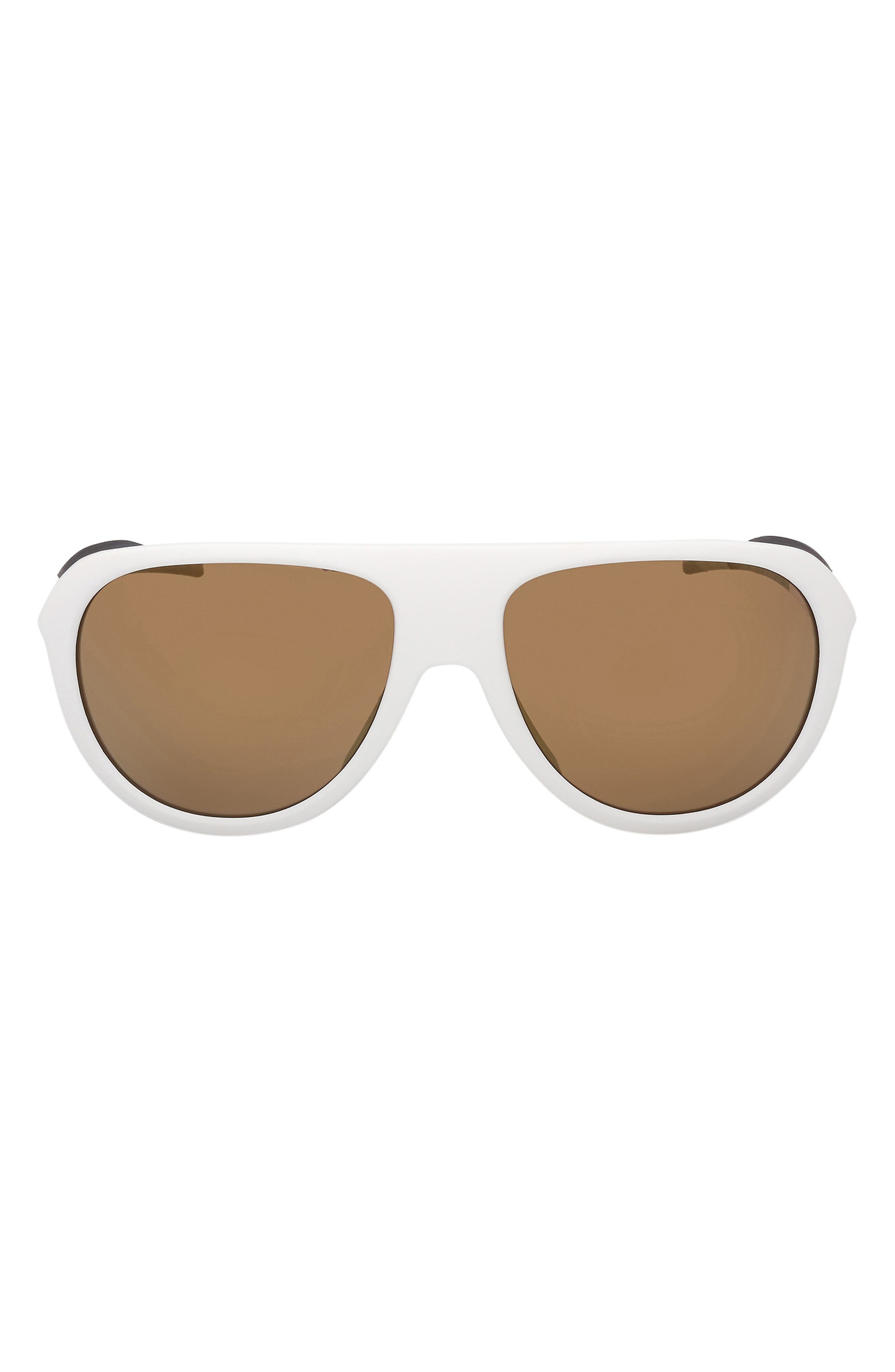 WHITE / BROWN MIRROR