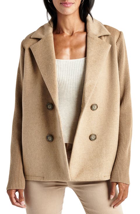 Singrid Double Breasted Wool Blend Jacket