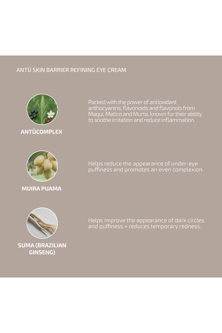 ANTÜ Refining Eye Cream, Alternate, color, Tan