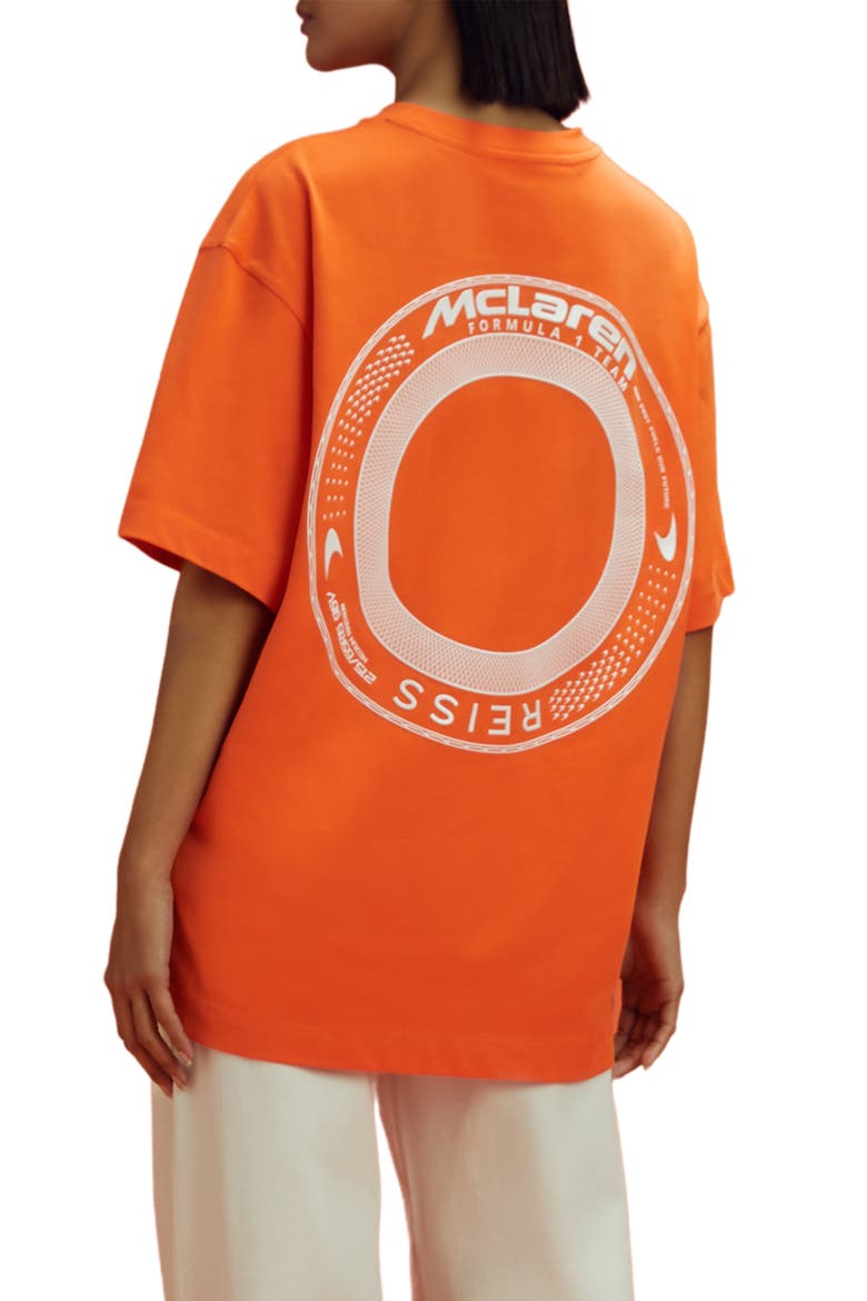 x McLaren Formula 1 Team Collection Cotton Graphic T-Shirt, Alternate, color, PAPAYA