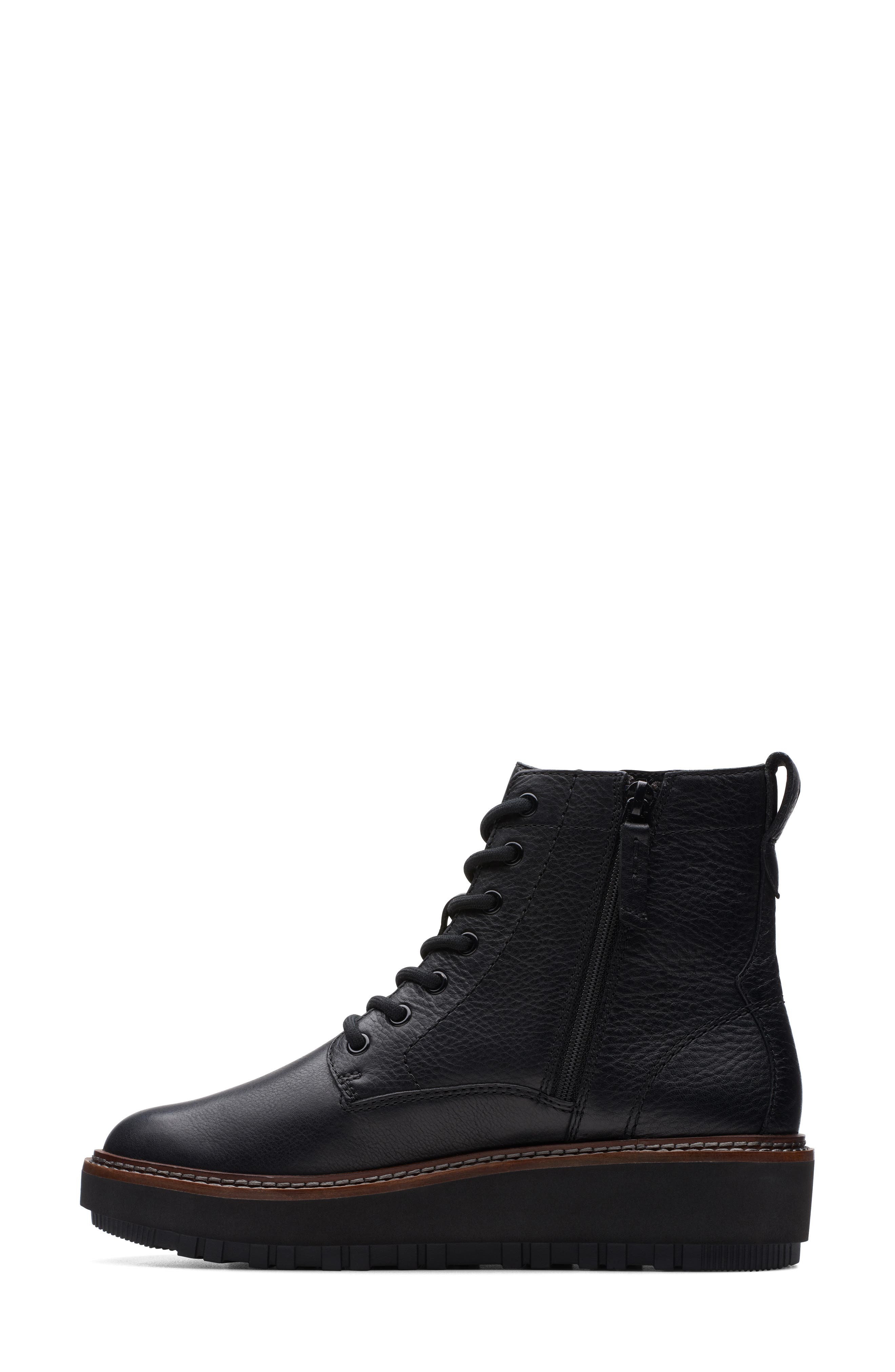 Clarks<sup>®</sup> Orianna Lace-Up Boot, Alternate, color, 