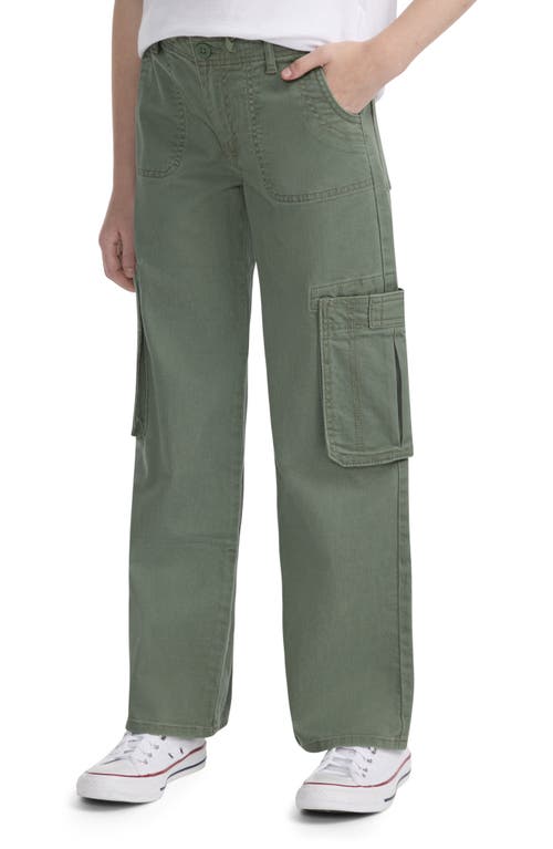 Levi's Kids' Wide Leg Cargo Pants In Green