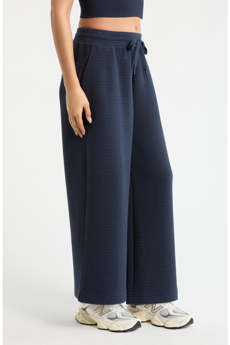 Ottoman Wide Leg Ankle Pants, Alternate, color, NAVY SAPPHIRE