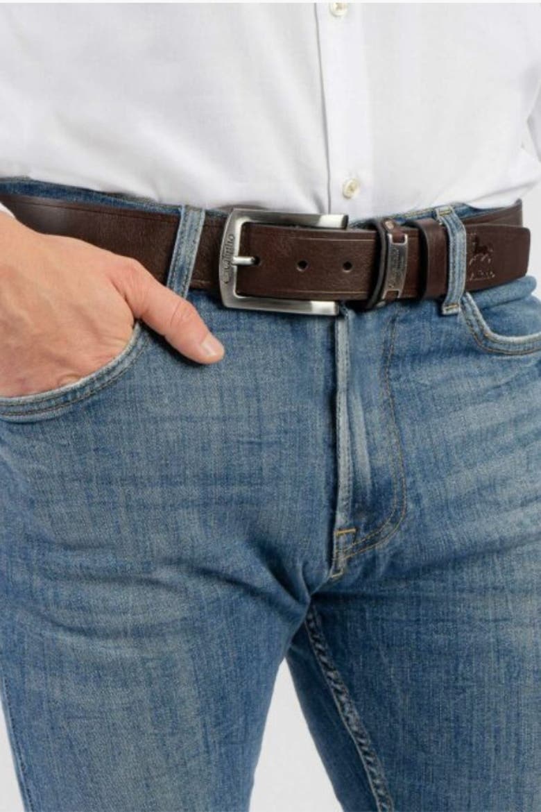Gentleman 512 Leather Belt, Alternate, color, Brown