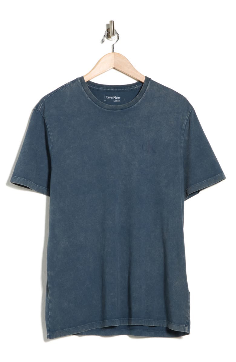 Calvin Klein Acid Wash T-Shirt, Alternate, color, Dark Sapphire