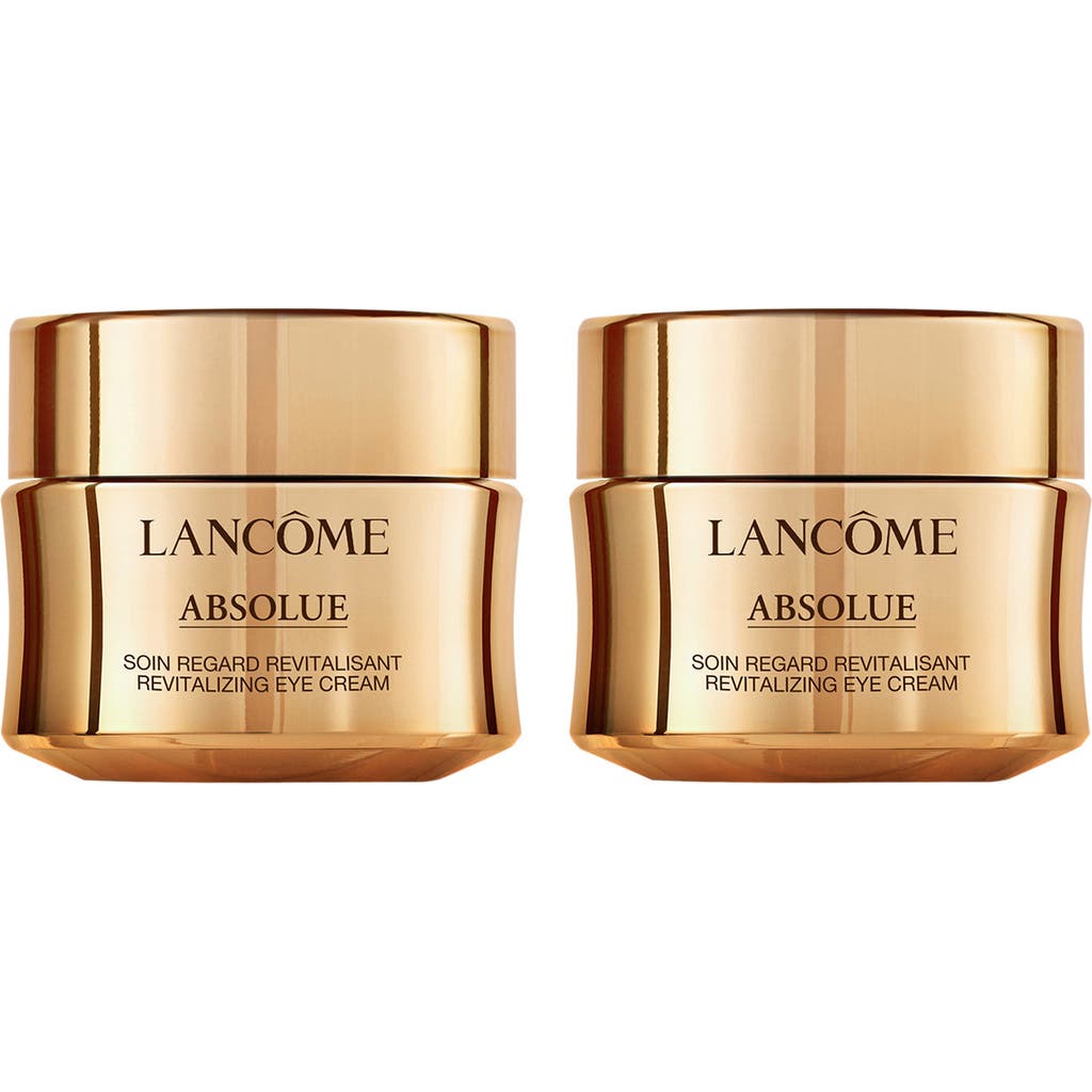 Lancôme Absolute Revitalizing Eye Cream Full Size Duo (nordstrom Exclusive) (limited Edition) $330 V In No Color