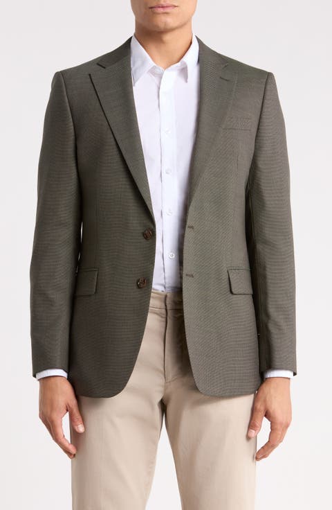Slim Fit Wool Blend Sport Coat